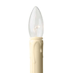  Celestial Lights Brushed Nickel/Cream LED Window Candle