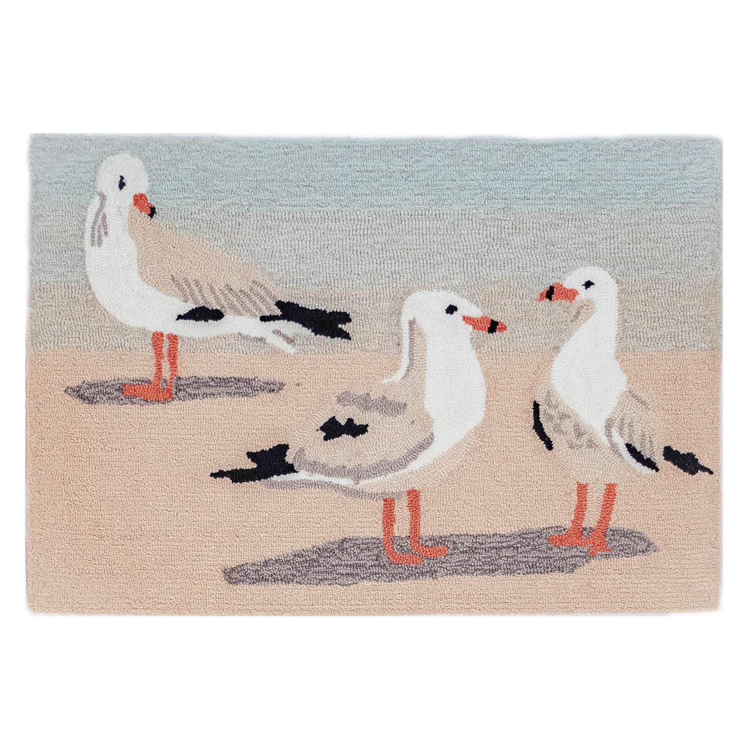  Liora Manne Frontporch 2 Ft. W X 3 Ft. L Beige Novelty Polyester Rug