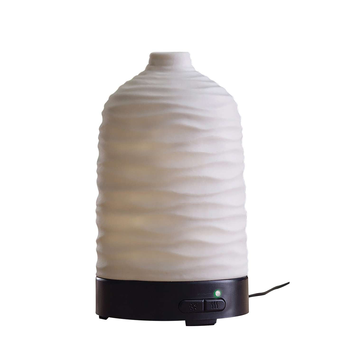  Airome 9.3 In. H X 4.9 In. W X 4.9 In. L Ivory Ceramic Ultrasonic Diffuser