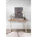  Tripar 31 In. H X 22.25 In. W X 3.4 In. L Weathered Gray Wood Wall Jewelry Armoire
