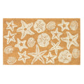  Liora Manne Natura 2 W X 3 L Natural/White Shells Coir Door Mat