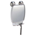  IDesign 10.2 In. H X 2.3 In. W Silver Plastic Rectangular Wall Mirror