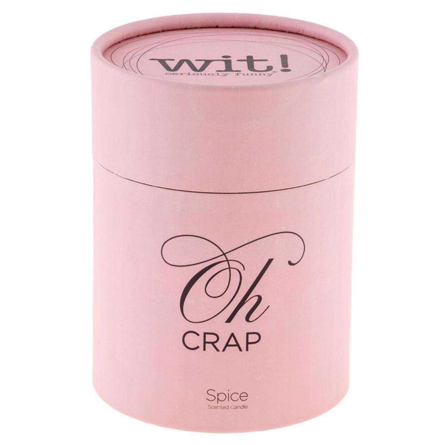  Karma Gifts Pink Spice Scent Oh Crap Candle 10.5 Oz