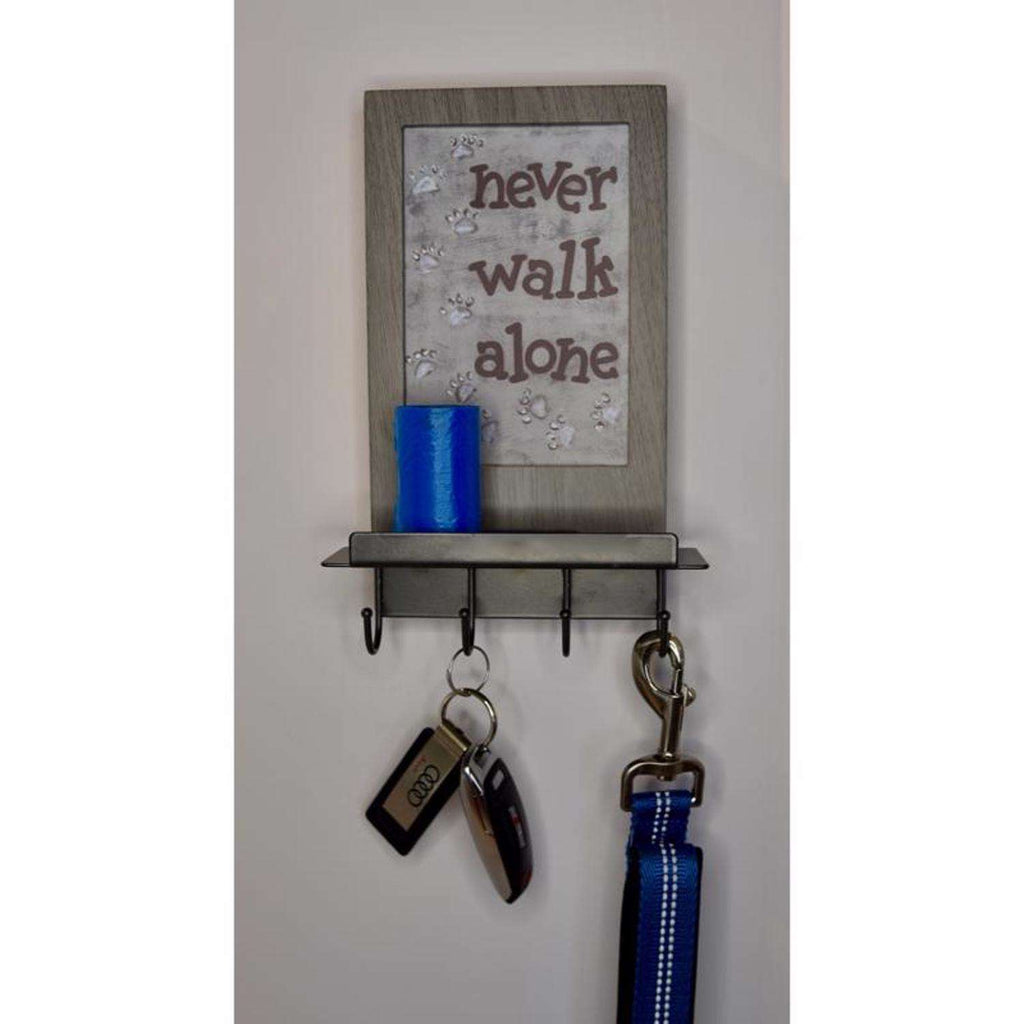  Hi-Jack 11 In. H X 3.5 In. W X 6.25 In. L Gray Metal/Wood Decor/Frame/Key Holder