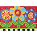  Jellybean 20 In. W X 30 In. L Multicolored Pop Art Garden Polyester Accent Rug