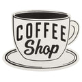  Open Road Brands 11.25 In. H X 0.25 In. W X 16.875 In. L Black/White Wood Wall Decor