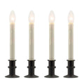  Celestial Lights Black Onyx/Cream LED Window Candle