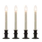  Celestial Lights Black Onyx/Cream LED Window Candle