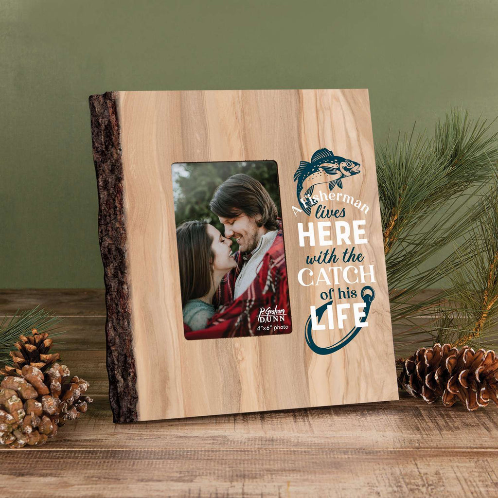  P. Graham Dunn 10 In. H X 9 In. W X 0.75 In. L Natural Brown Wood Photo Frame