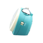  Seiko 4.41 In. Blue Alarm Clock Analog Battery Operated