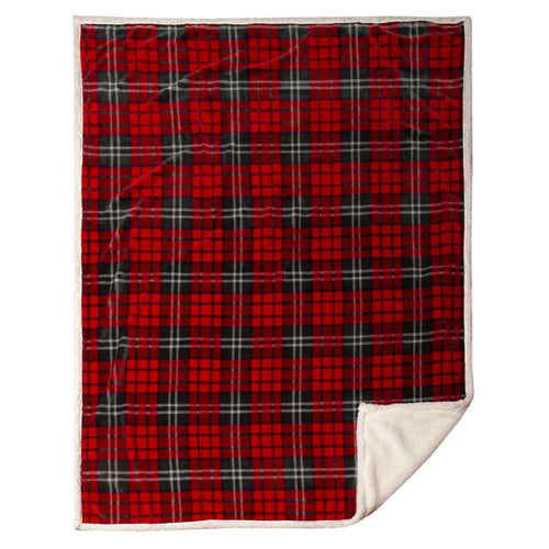  Carstens Inc 68 In. H X 2 In. W X 54 In. L Multicolored Polyester Plush Throw Blanket