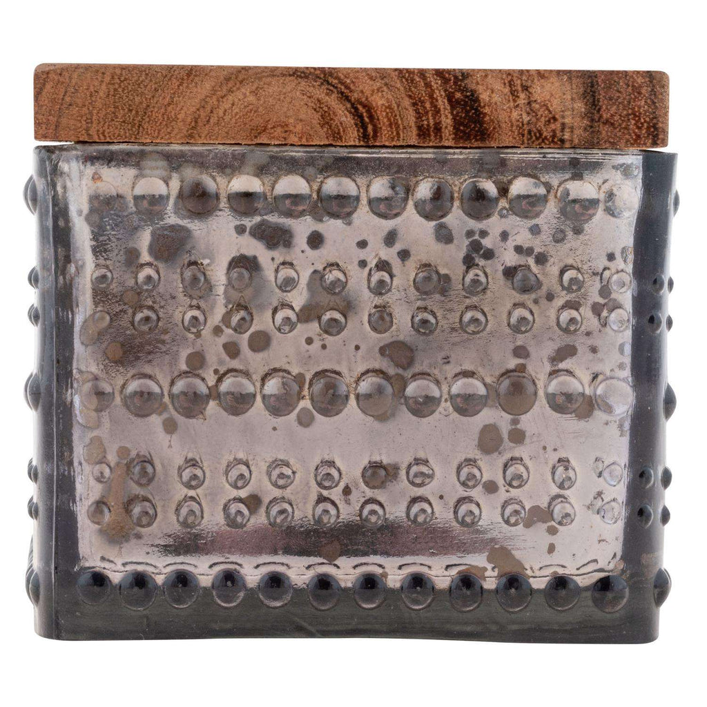  Karma Gifts Silver Tobacco & Bayleaf Scent Hobnail Candle