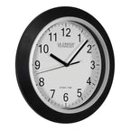  La Crosse Technology 12 In. L X 1 In. W Indoor Casual Analog Atomic Wall Clock Glass/Plastic Black/S