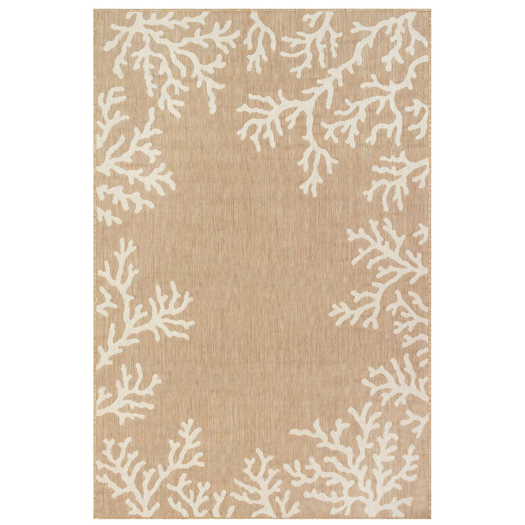  Liora Manne Carmel 4.85 Ft. W X 7.5 Ft. L Sand Casual Polypropylene Accent Rug