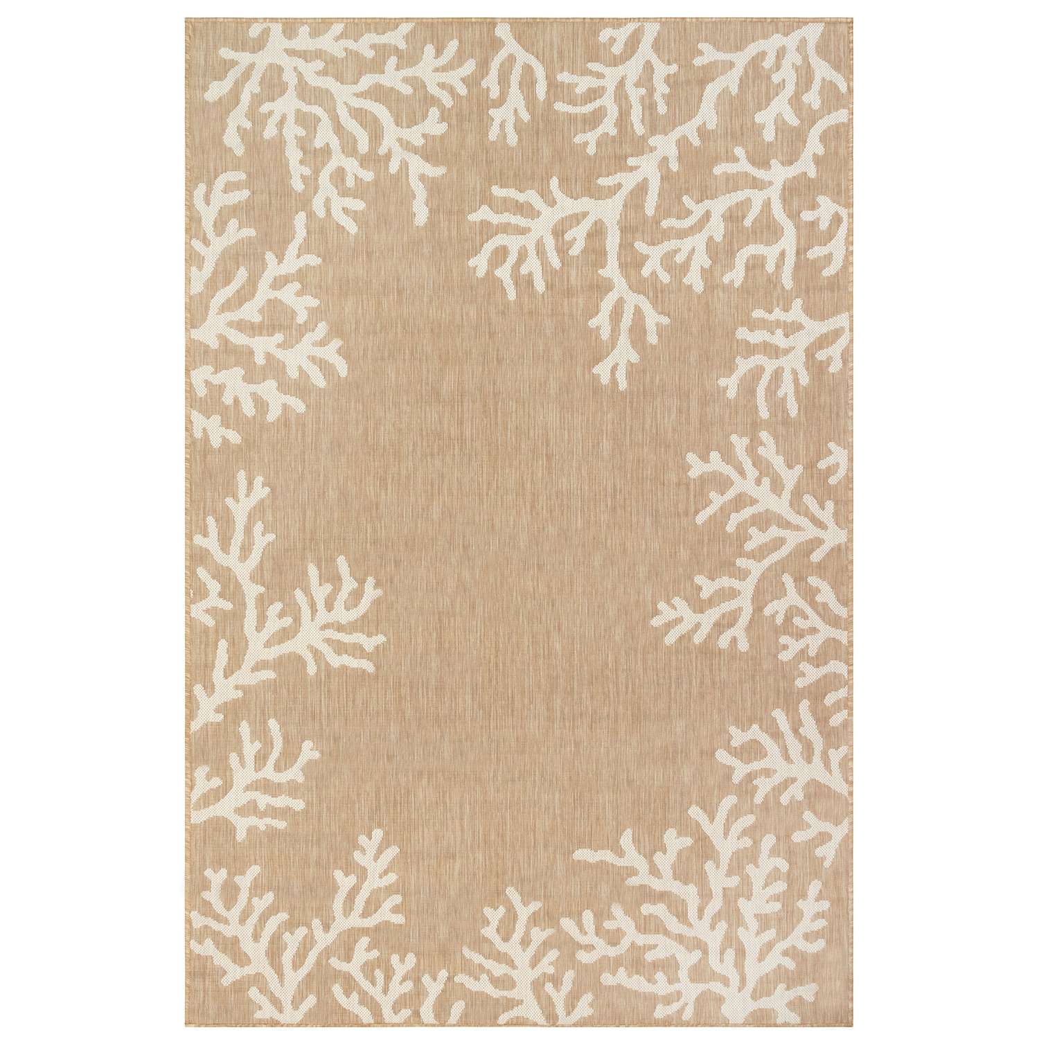  Liora Manne Carmel 4.85 Ft. W X 7.5 Ft. L Sand Casual Polypropylene Accent Rug