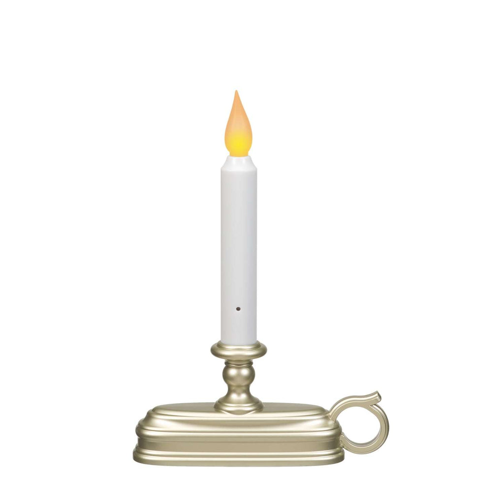  Xodus Innovations Pewter/White None Scent Window Candles Flameless Flickering Candle