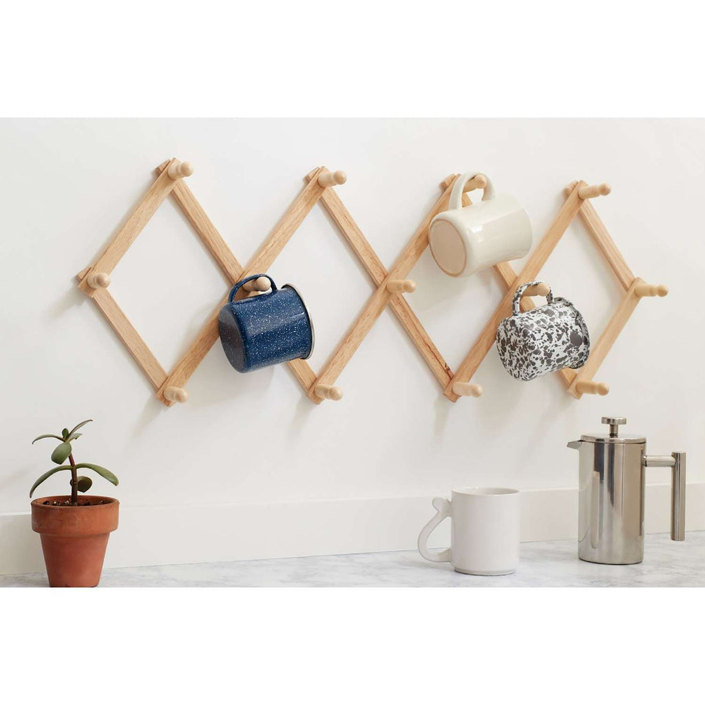  Fox Run 7 In. H X 42 In. W X 3 In. L Wood Expandable Wall Rack