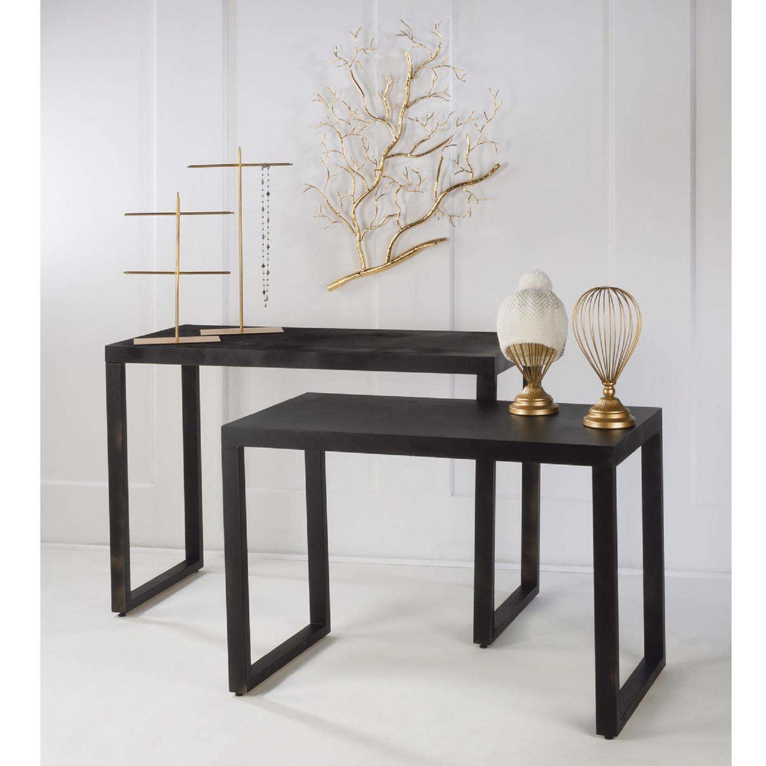  Tripar 13.8 In. H X 6.63 In. W X 6.63 In. L Matte Gold Metal Hat Stand