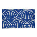  Simple Spaces 21 In. W X 33 In. L Multi-color Shell Repeat Accent Rug