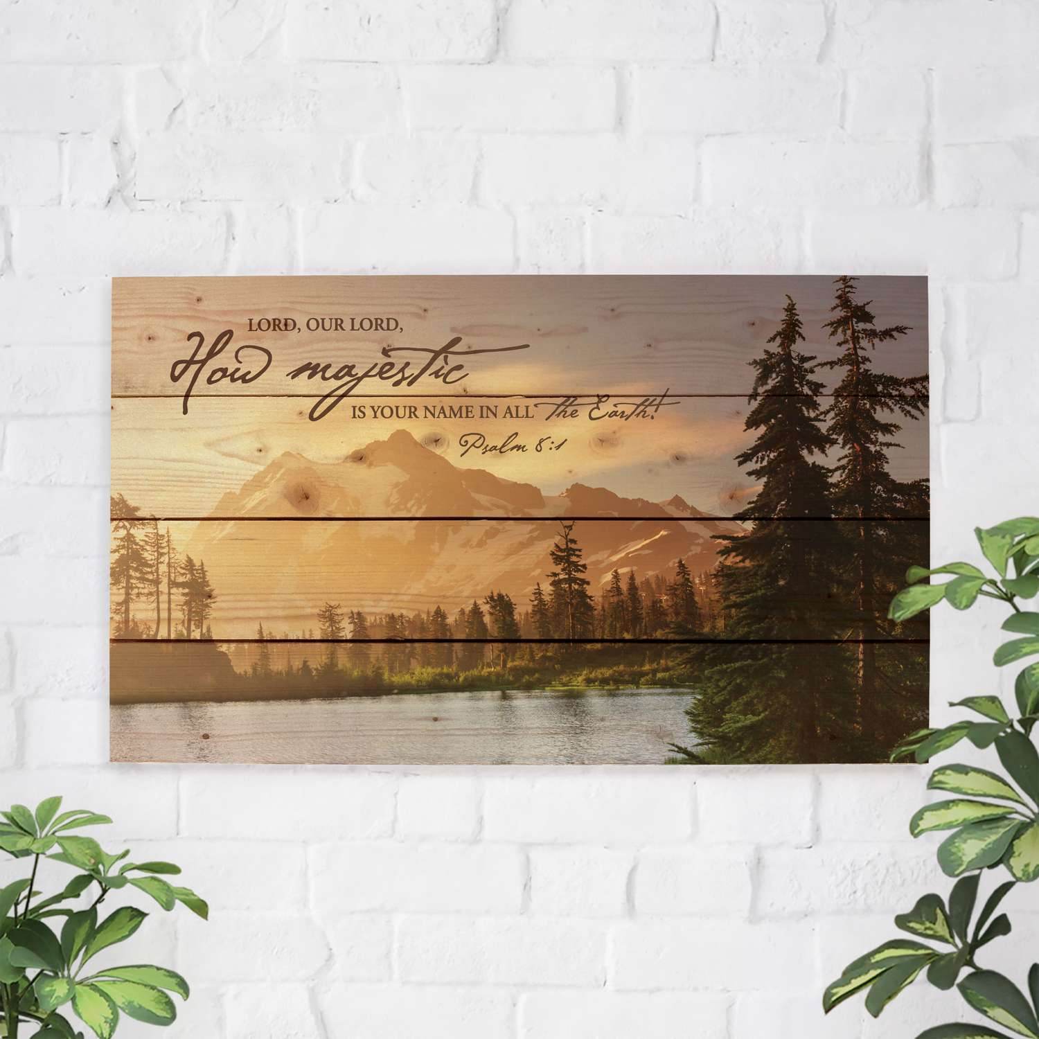  P. Graham Dunn 14 In. H X 1 In. W X 24 In. L Multicolored Wood Pallet Decor
