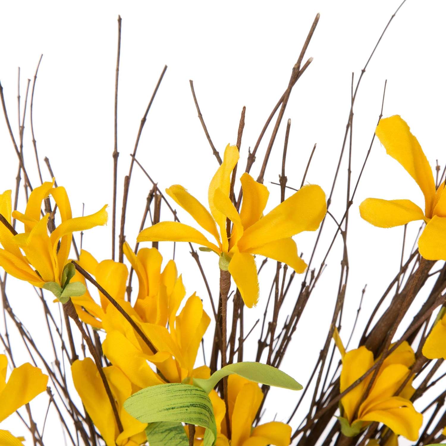  Glitzhome 24 In. H X 6 In. W X 24 In. L Brown/Yellow Wreath