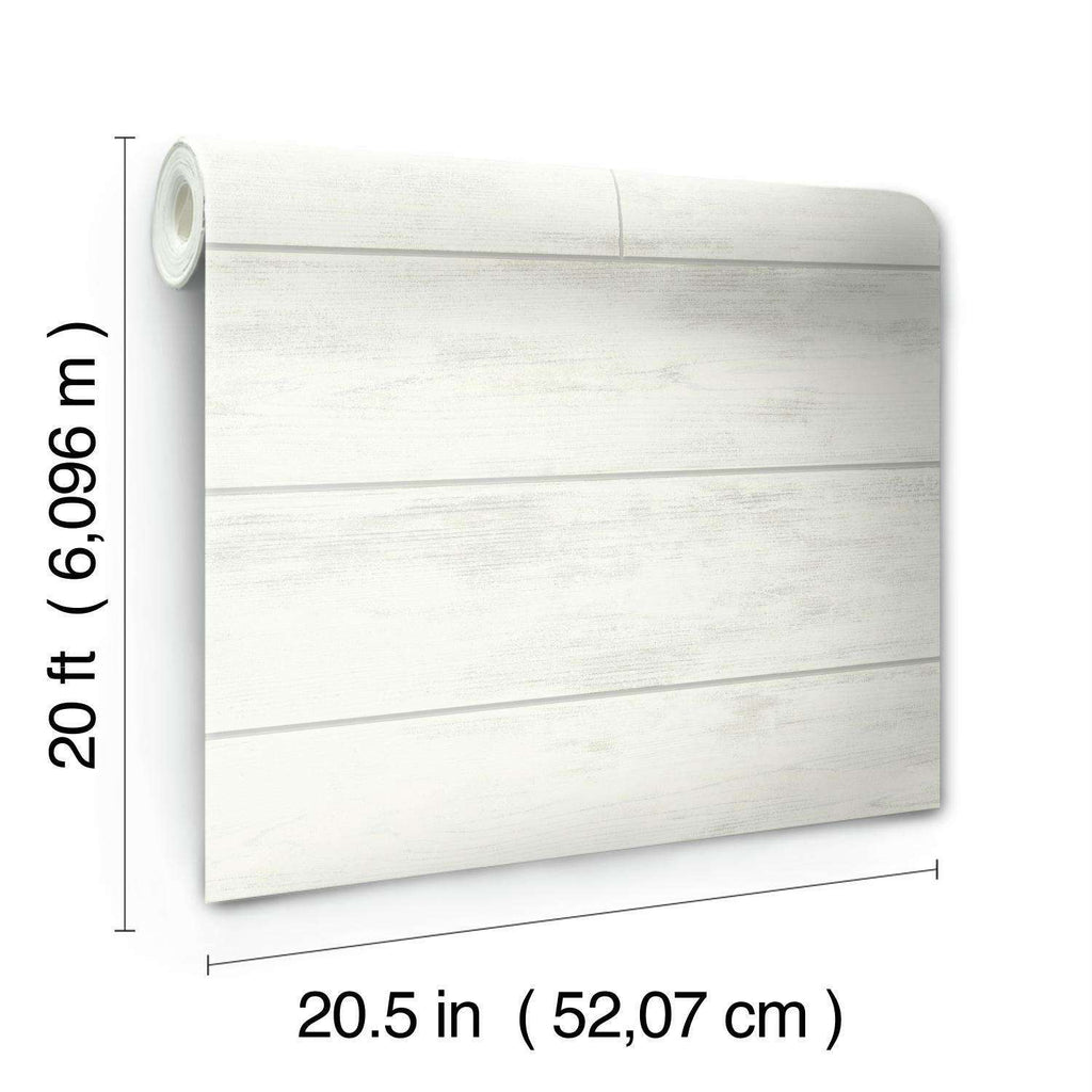  Magnolia Home By Joanna Gaines Premium Peel & Stick .014 In. H X 20.5 In. W X 240 In. L Shiplap Whit