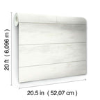 Magnolia Home By Joanna Gaines Premium Peel & Stick .014 In. H X 20.5 In. W X 240 In. L Shiplap Whit