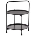  Karma Gifts 15.25 In. H X 11.5 In. W X 11.5 In. L Black Metal Tray Stand