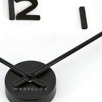  Westclox 20 In. L X 20 In. W Indoor Modern Analog Wall Clock Plastic Black