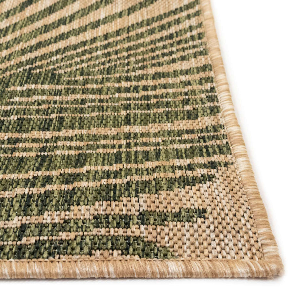  Liora Manne Carmel 3.25 Ft. W X 5 Ft. L Green Palm Polypropylene Accent Rug