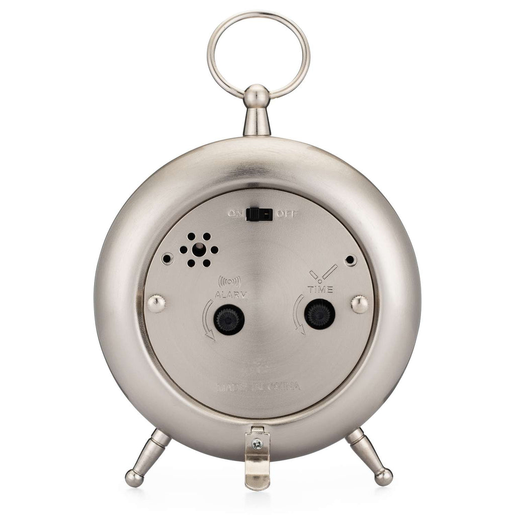  Westclox Big Ben Silver Alarm Clock Analog Battery Operated