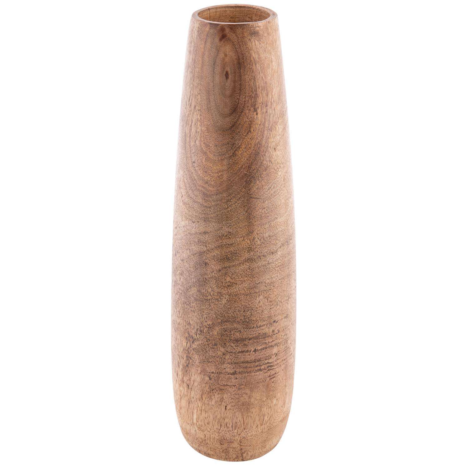  Karma Gifts 13 In. H Natural Wood Vase