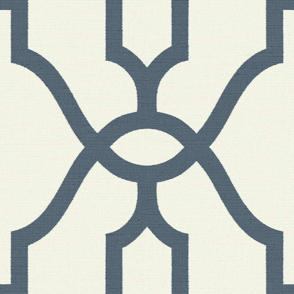  Magnolia Home By Joanna Gaines 20.5 In. W X 396 In. L Woven Trellis Federal Blue On White Paper Wall