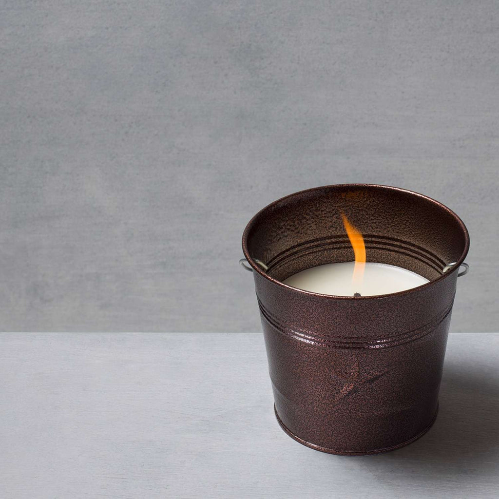  TIKI Bronze Citronella Scent Rustic Star Candle 17 Oz