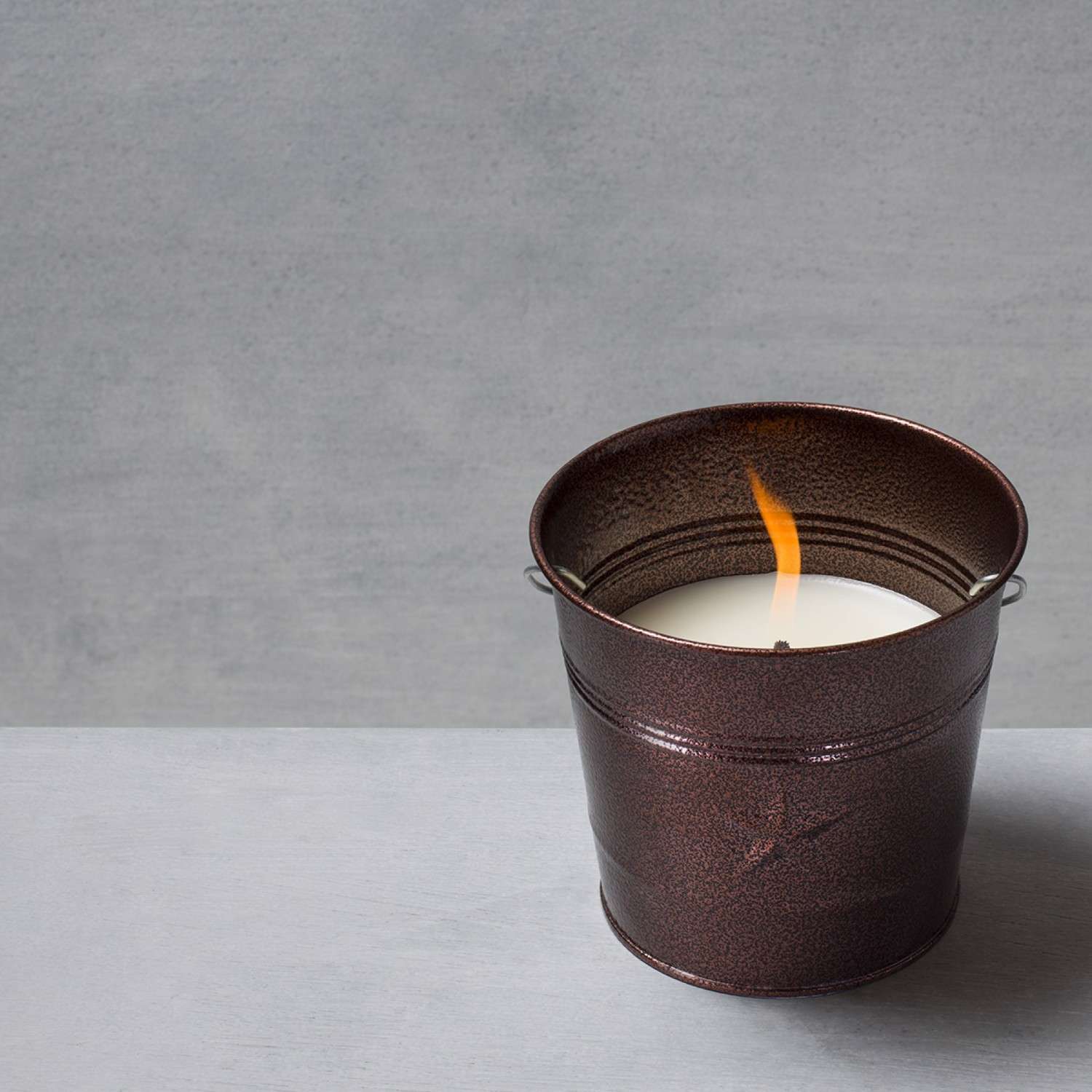  TIKI Bronze Citronella Scent Rustic Star Candle 17 Oz
