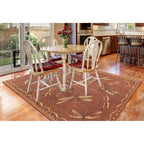  Liora Manne Carmel 4.85 Ft. W X 7.5 Ft. L Red Casual Polypropylene Accent Rug