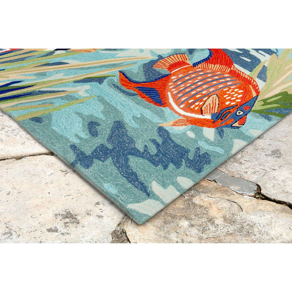  Liora Manne Ravella 2.5 Ft. W X 4 Ft. L Blue Casual Polypropylene Accent Rug