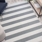  Flash Furniture 81.5 In. W X 60 In. L Gray/White Polypropylene Rug