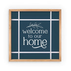  P. Graham Dunn 20.75 In. H X 2 In. W X 20.75 In. L Multicolor Wood Welcome To Our Home Wall Decor