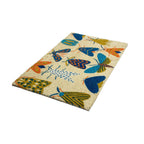  Entryways 17 In. W X 28 In. L Multicolored Moths Coir Door Mat