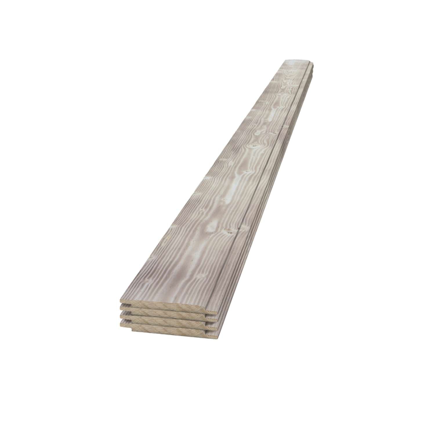  UFP-Edge 1 In. H X 6 In. W X 96 In. L Charred Smoke Wood Shiplap