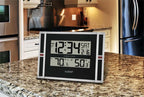  La Crosse Technology 11 In. L X 1.10 In. W Indoor And Outdoor Contemporary Digital Atomic Wall Clock