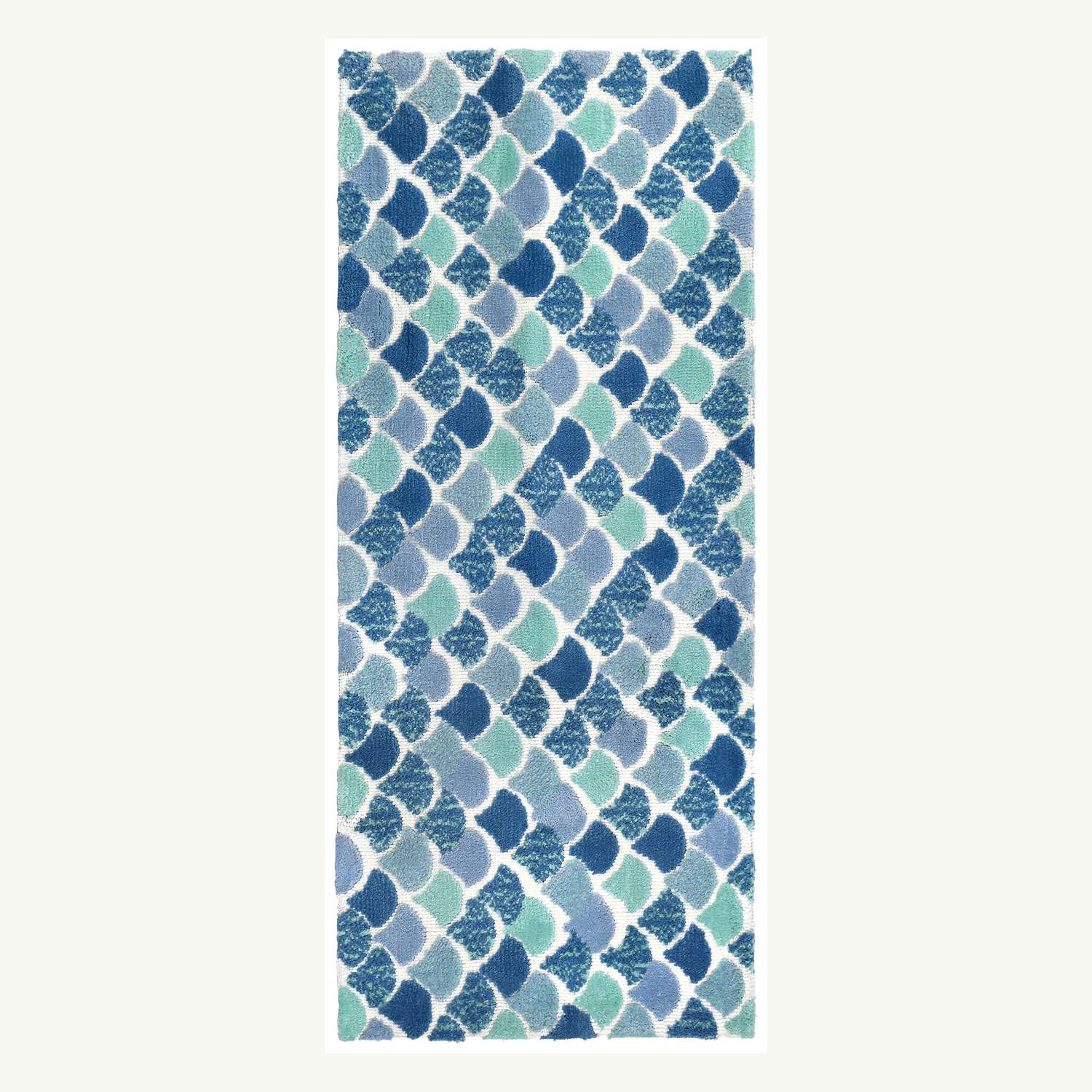  Simple Spaces 21 In. W X 54 In. L Multi-color Mermaid Accent Rug