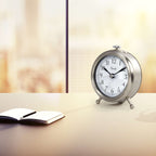  La Crosse Technology Equity 2.65 In. Silver Alarm Clock Analog Battery Operated