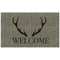  Americo Home Front Runner 18 In. W X 30 In. L Multicolored Welcome Antlers Entrance Mat