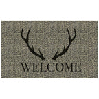  Americo Home Front Runner 18 In. W X 30 In. L Multicolored Welcome Antlers Entrance Mat