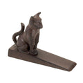  Accent Plus 3.5 In. H X 1.5 In. W X 5.75 In. L Bronze Cast Iron Sitting Cat Door Stop