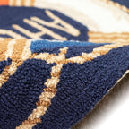  Liora Manne Frontporch 20 In. W X 30 In. L Navy Blue Ahoy Acrylic/Polyester Accent Rug