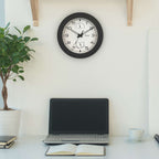  La Crosse Technology 10.65 In. L X 2.45 In. W Indoor And Outdoor Casual Analog Wall Clock Glass/Plas