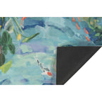  Liora Manne Illusions 1-1/2 Ft. W X 2-1/2 Ft. L Seafoam Casual Polyester Door Mat
